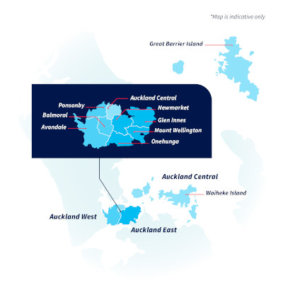 Auckland map