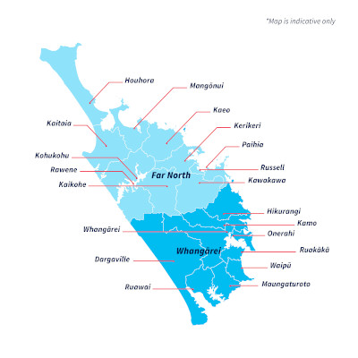 View larger map Northland police district in resizable pop up