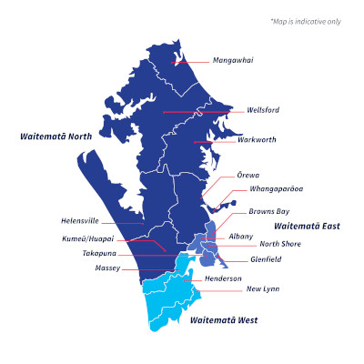 Waitemata map